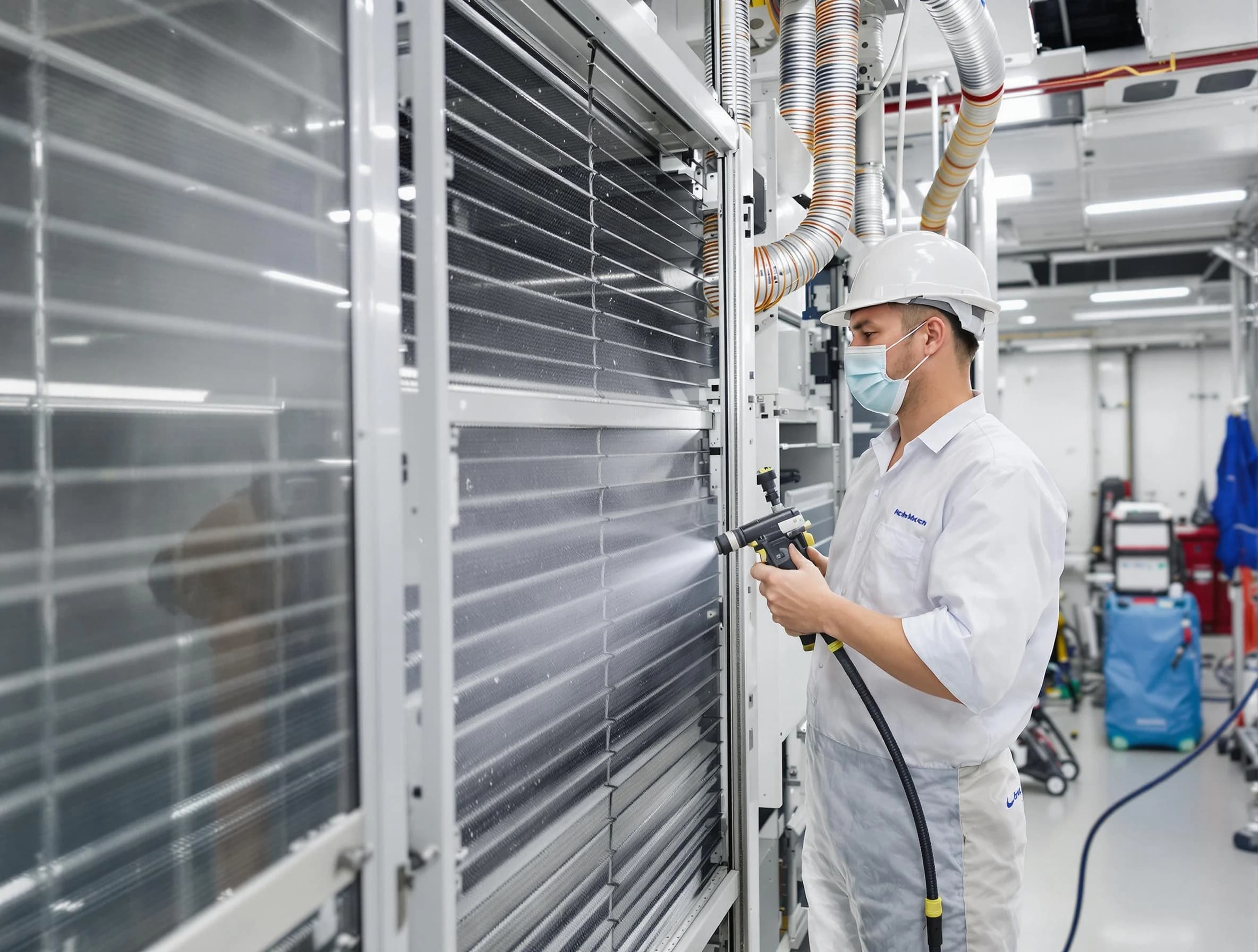 Professional AC coil cleaning by Englewood Air Duct Cleaning in Englewood