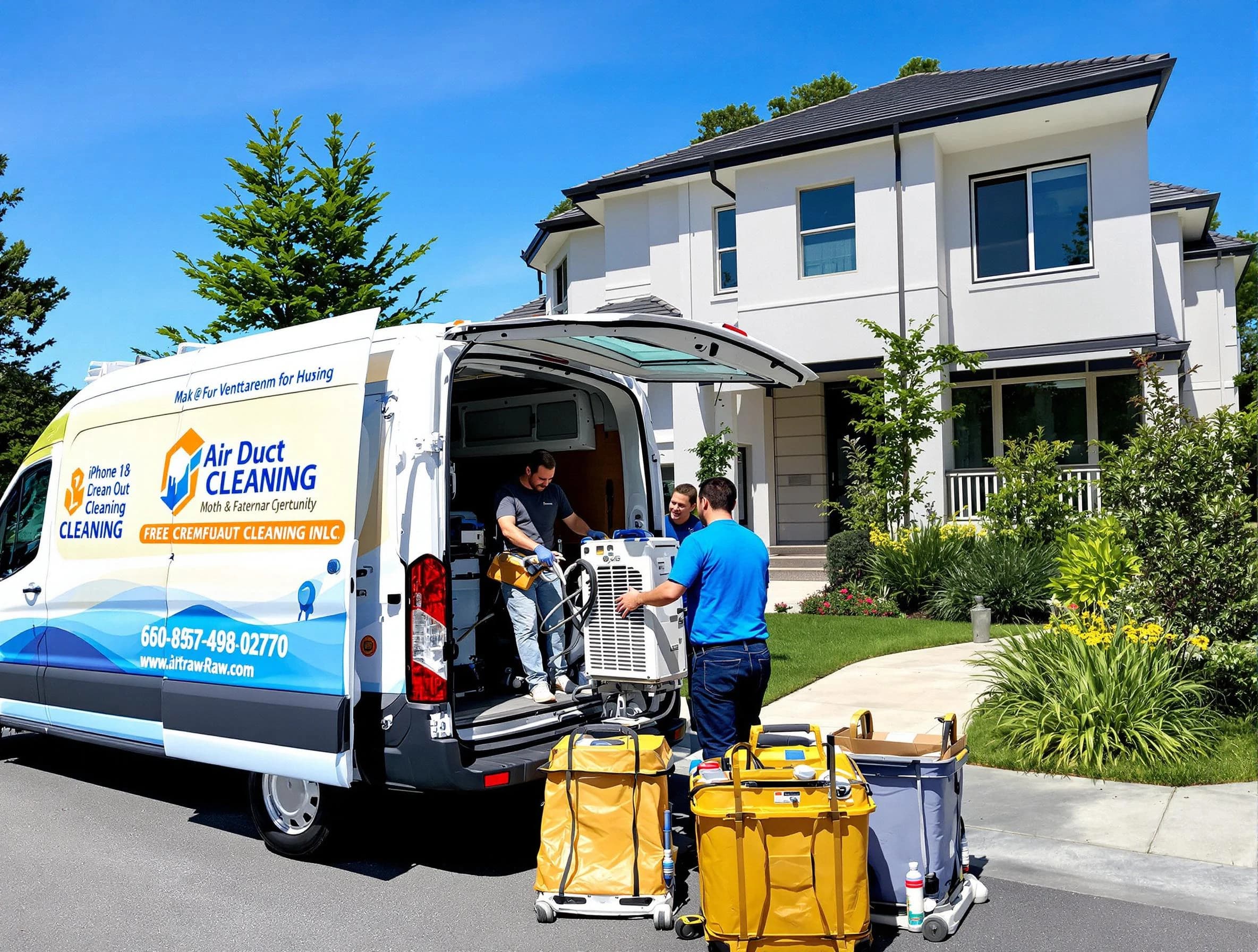 Englewood Air Duct Cleaning technician performing professional air duct cleaning in Englewood