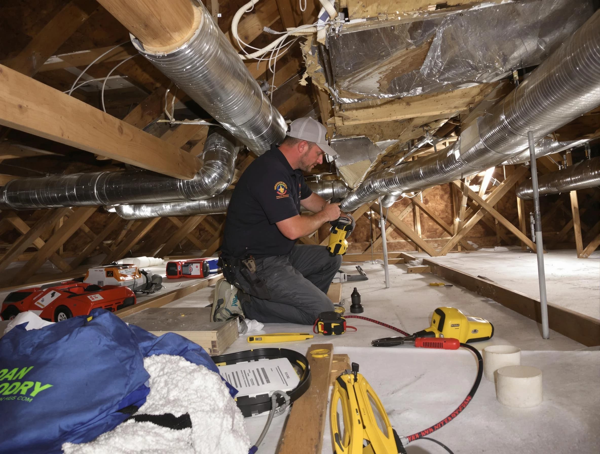 Professional air duct repair by Englewood Air Duct Cleaning in Englewood