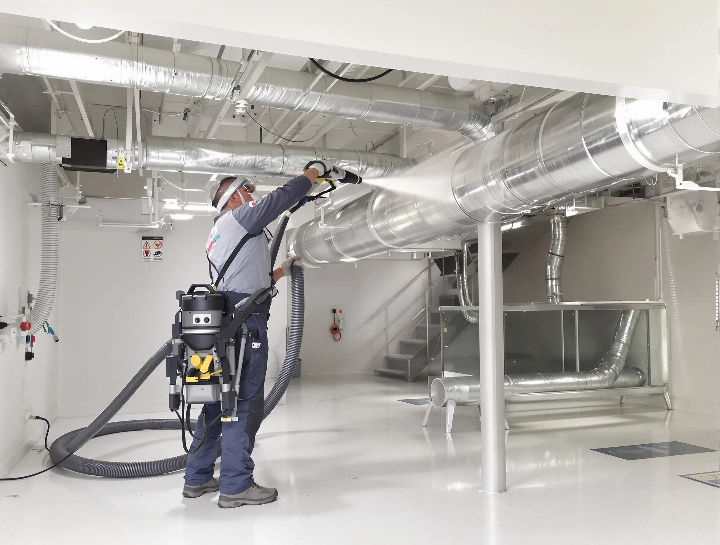 Professional central duct cleaning by Englewood Air Duct Cleaning in Englewood