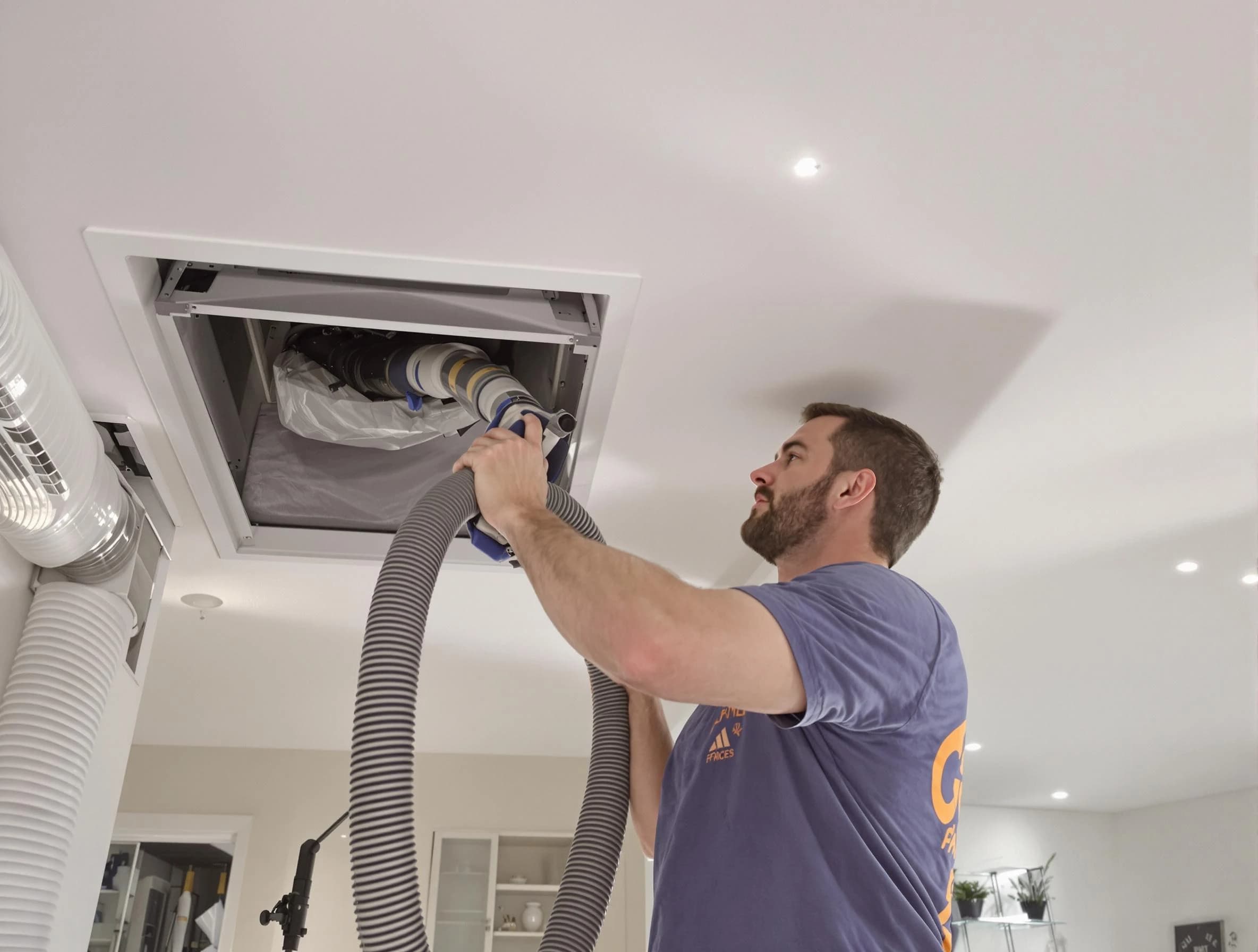Precision indoor duct cleaning by Englewood Air Duct Cleaning in Englewood