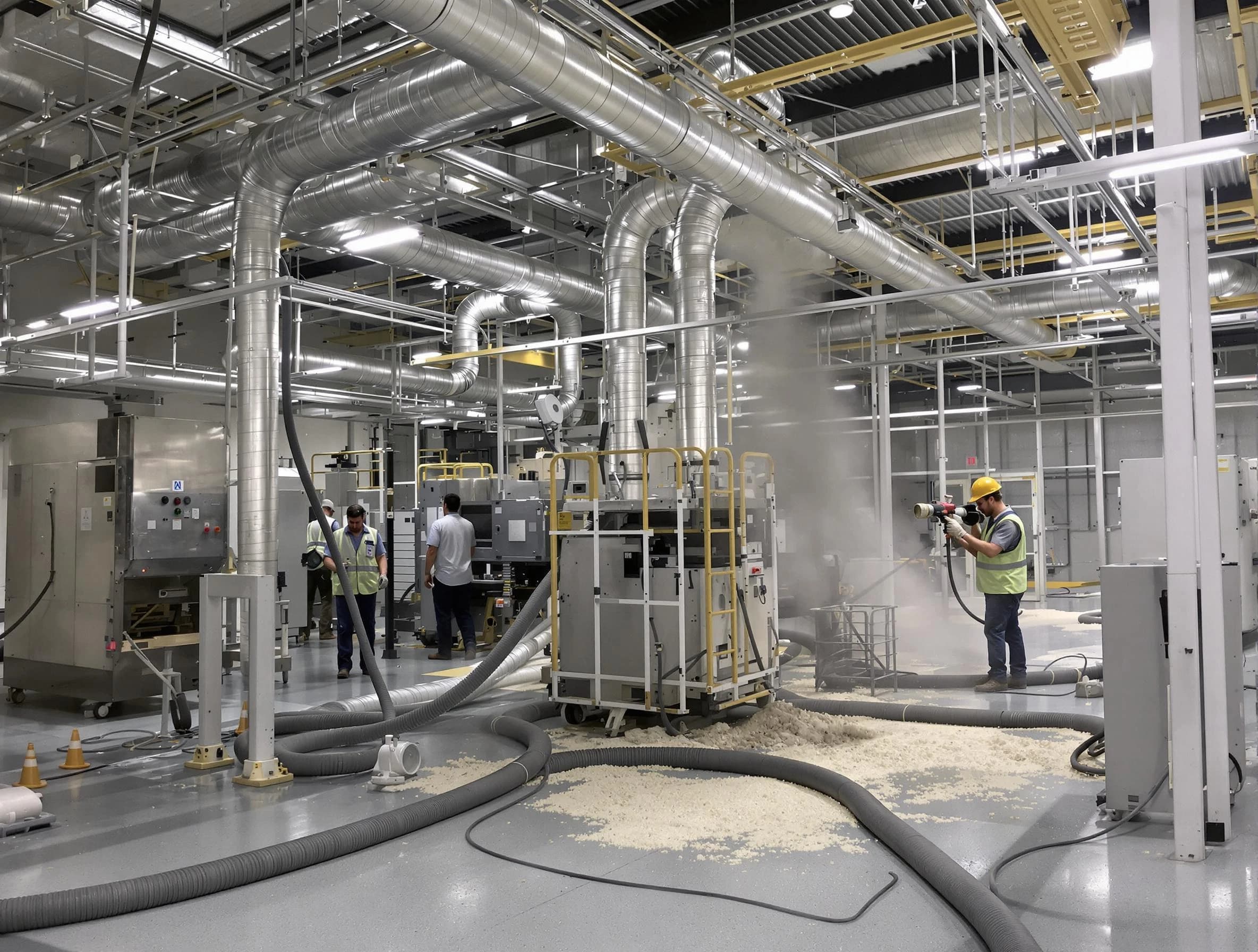 Heavy-duty industrial duct cleaning by Englewood Air Duct Cleaning in Englewood