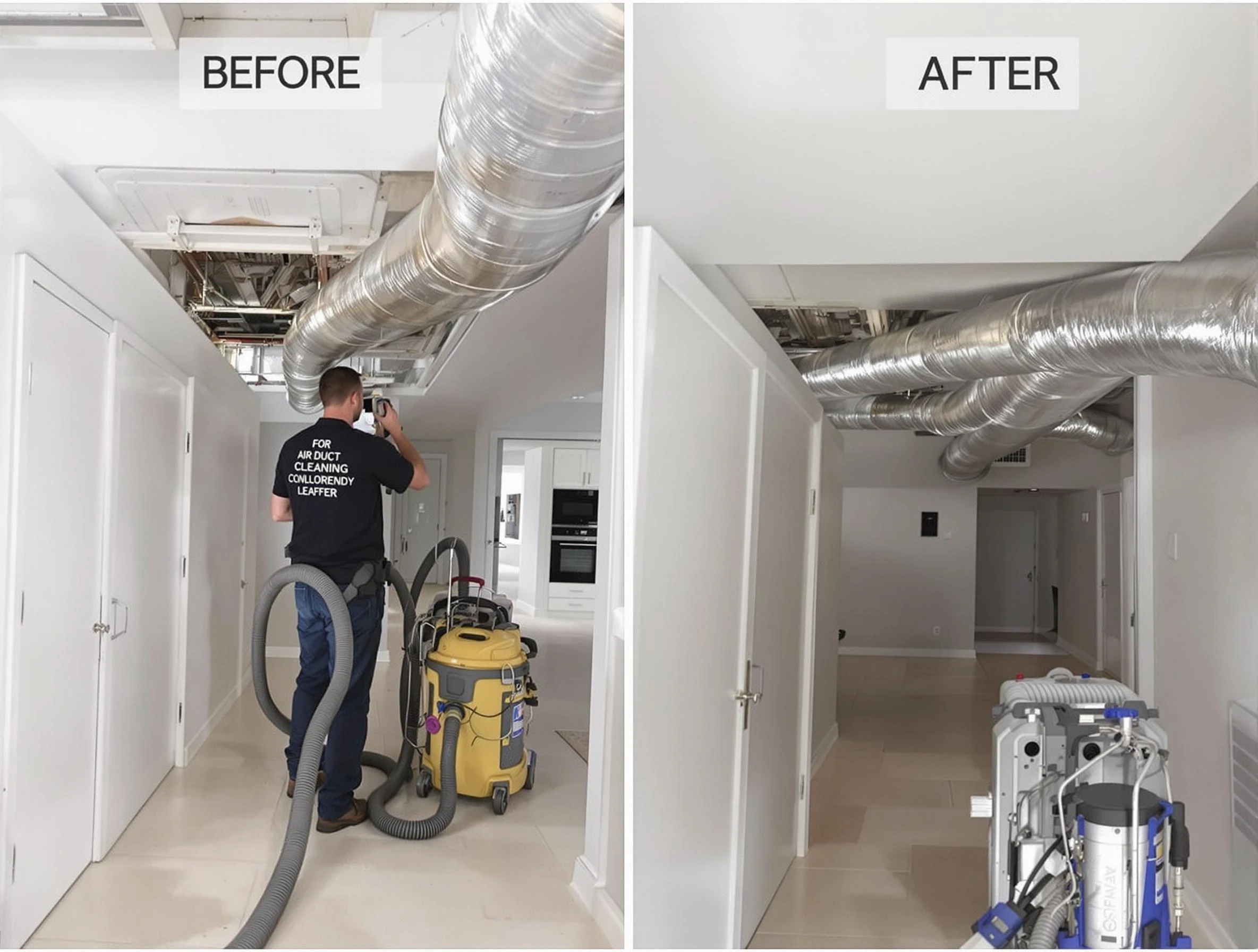 Englewood Air Duct Cleaning professional performing thorough air duct cleaning in Englewood