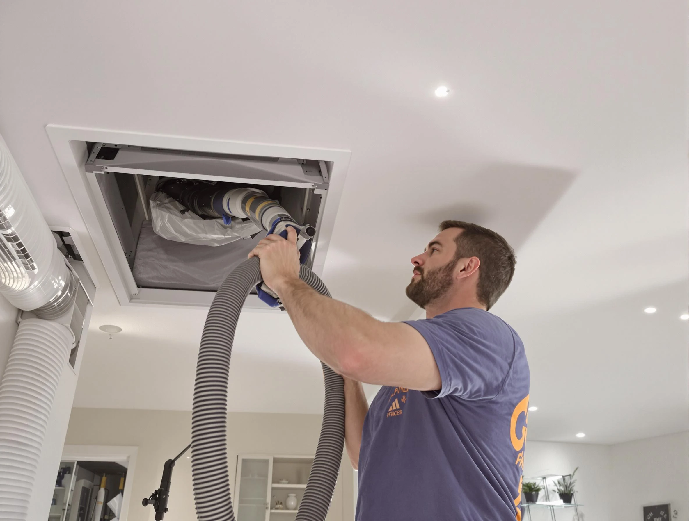 Precision indoor duct cleaning by Englewood Air Duct Cleaning in Englewood